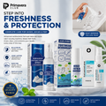 Primavera Club Shoe & Foot Antibacterial Spray Set – Odor Eliminator & Footwear Deodorizer