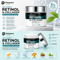 YoungCôme Retinol & Collagen Face Cream – 5% Retinol Anti-Aging Day & Night Moisturizer