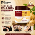 Primavera Club Maca Care Collagen Keratin Hair Treatment Mask for Dry & Damaged Hair – Deep Repair & Shine Formula