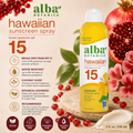 Alba Botanica Sunscreen Hawaiian Clear Spray SPF 15 – Nourishing Coconut