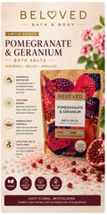 Beloved Bath Salt Pomegrante & Geranium 15oz